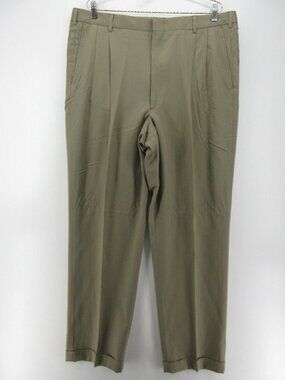VINTAGE Brooks Brothers Pants 40X33 Wool Trousers Slacks Pleated NEW